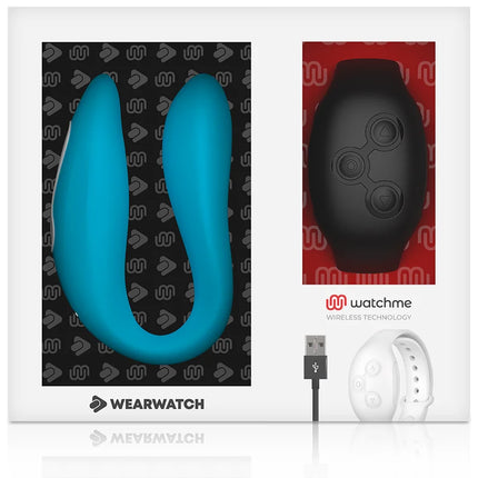 WEARWATCH - WATCHME DUAL TECHNOLOGY VIBRATOR INDIGO / JET - Paar-Vibrator
