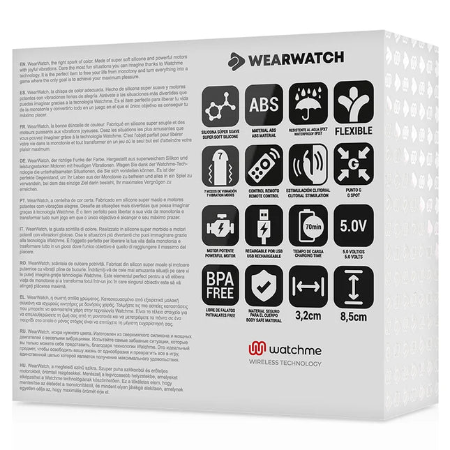 WEARWATCH - WATCHME DUAL TECHNOLOGY VIBRATOR INDIGO / JET - Paar-Vibrator