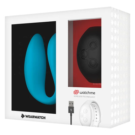 WEARWATCH - WATCHME DUAL TECHNOLOGY VIBRATOR INDIGO / JET - Paar-Vibrator