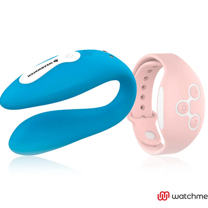 WEARWATCH - WATCHME DUAL TECHNOLOGY VIBRATOR INDIGO / PINK - Paar-Vibrator