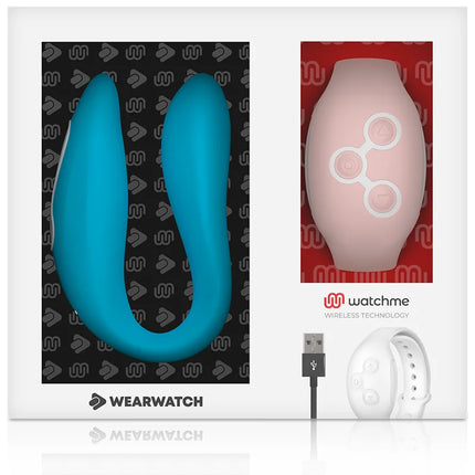 WEARWATCH - WATCHME DUAL TECHNOLOGY VIBRATOR INDIGO / PINK - Paar-Vibrator