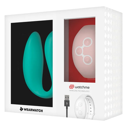 WEARWATCH - WATCHME DUAL TECHNOLOGY VIBRATOR MEERWASSER / ROSA - Paar-Vibrator