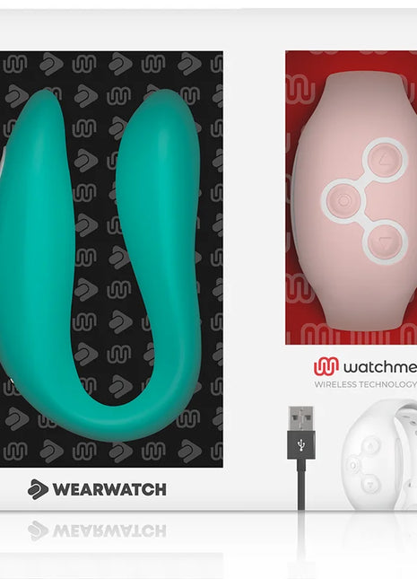 WEARWATCH - WATCHME DUAL TECHNOLOGY VIBRATOR MEERWASSER / ROSA - Paar-Vibrator