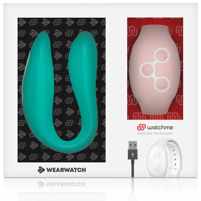 WEARWATCH - WATCHME DUAL TECHNOLOGY VIBRATOR MEERWASSER / ROSA - Paar-Vibrator
