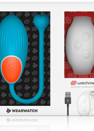 WEARWATCH - WATCHME-TECHNOLOGIE FERNBEDIENUNG EGG BLUE / NIVEO - Vibrierendes Ei