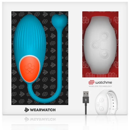 WEARWATCH - WATCHME-TECHNOLOGIE FERNBEDIENUNG EGG BLUE / NIVEO - Vibrierendes Ei