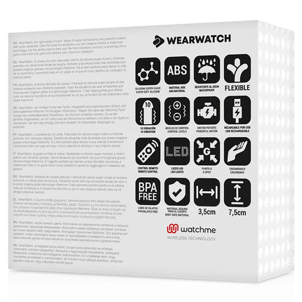 WEARWATCH - WATCHME-TECHNOLOGIE FERNBEDIENUNG EGG FUCHSIA / JET - Vibrierendes Ei