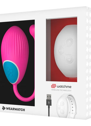 WEARWATCH - WATCHME-TECHNOLOGIE FERNBEDIENUNG EGG FUCHSIA / NIVEO - Vibrierendes Ei