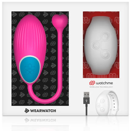 WEARWATCH - WATCHME-TECHNOLOGIE FERNBEDIENUNG EGG FUCHSIA / NIVEO - Vibrierendes Ei
