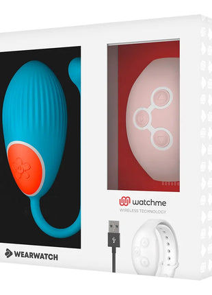 WEARWATCH - WATCHME-TECHNOLOGIE FERNBEDIENUNG EI BLAU / ROSA - Vibrierendes Ei