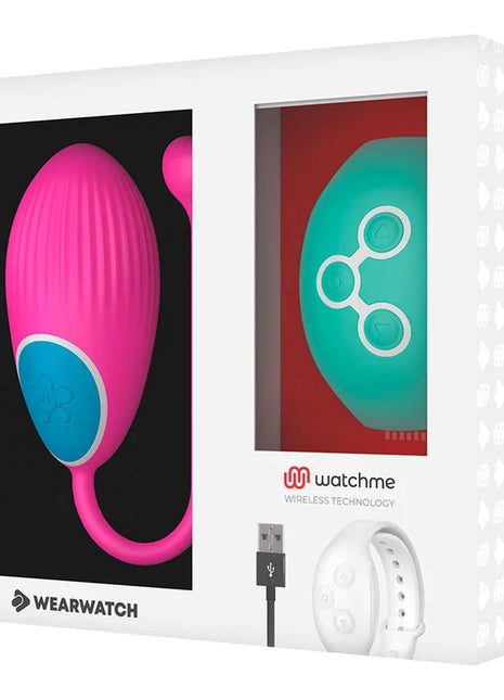 WEARWATCH - WATCHME-TECHNOLOGIE FERNBEDIENUNG EI FUCHSIA / MEERWASSER - Vibrierendes Ei