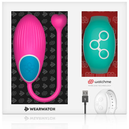 WEARWATCH - WATCHME-TECHNOLOGIE FERNBEDIENUNG EI FUCHSIA / MEERWASSER - Vibrierendes Ei