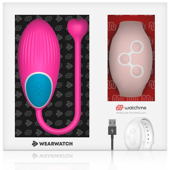 WEARWATCH - WATCHME-TECHNOLOGIE FERNBEDIENUNG EI FUCHSIA / ROSA - Vibrierendes Ei