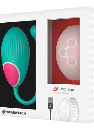 WEARWATCH - WATCHME-TECHNOLOGIE FERNBEDIENUNG EI MEERWASSER / ROSA - Vibrierendes Ei