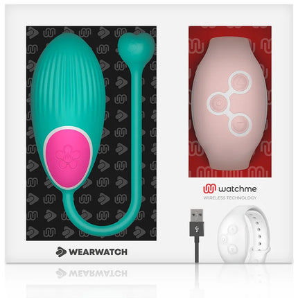 WEARWATCH - WATCHME-TECHNOLOGIE FERNBEDIENUNG EI MEERWASSER / ROSA - Vibrierendes Ei