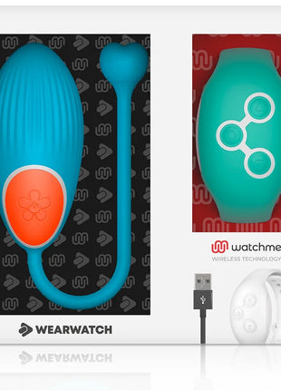 WEARWATCH - WATCHME-TECHNOLOGIE FERNBEDIENUNG EIBLAU / AQUAMARIN - Vibrierende Eier