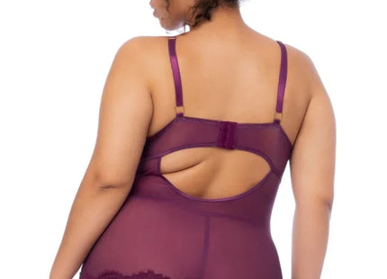 weinrotes Chemise - MAL7554XWINE von Mapale - Negligee