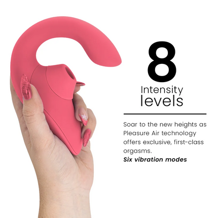 WOMANIZER - BLEND RABBIT VIBRATOR STIMULATOR VIBRANT ROSE