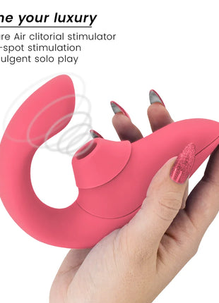 WOMANIZER - BLEND RABBIT VIBRATOR STIMULATOR VIBRANT ROSE