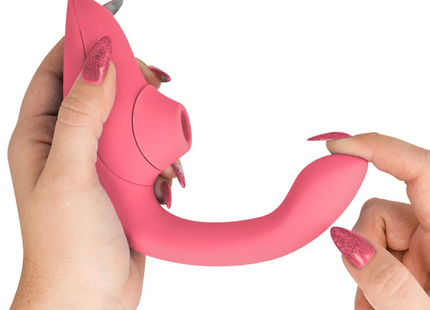 WOMANIZER - BLEND RABBIT VIBRATOR STIMULATOR VIBRANT ROSE