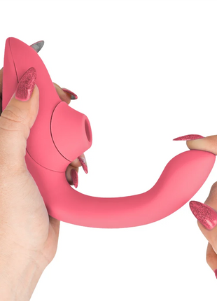 WOMANIZER - BLEND RABBIT VIBRATOR STIMULATOR VIBRANT ROSE