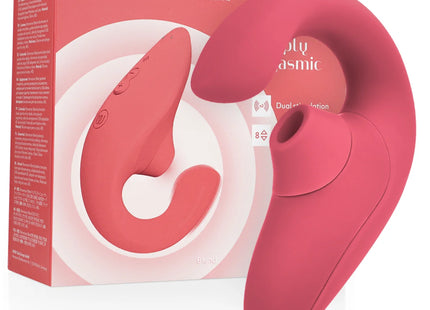 WOMANIZER - BLEND RABBIT VIBRATOR STIMULATOR VIBRANT ROSE