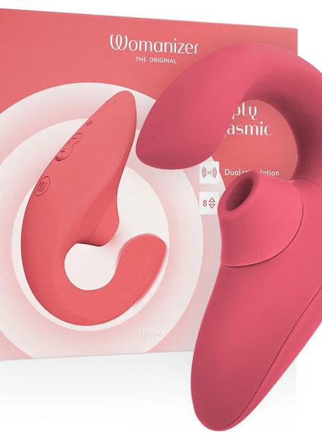 WOMANIZER - BLEND RABBIT VIBRATOR STIMULATOR VIBRANT ROSE