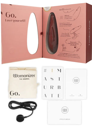 WOMANIZER - CLASSIC 2 KLITORALSTIMULATOR BORDEAUX - Druckwellen saugende Vibratoren