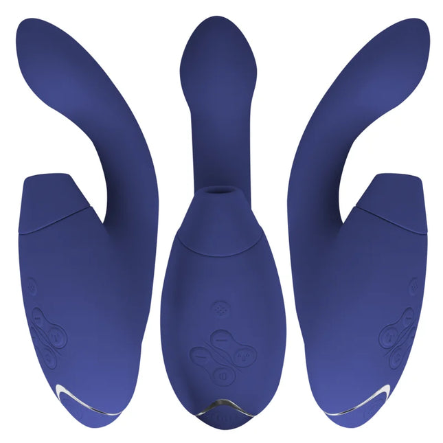 WOMANIZER - DUO 2 STIMULATOR BLAU - Druckwellen saugende Vibratoren