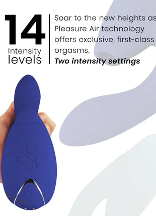 WOMANIZER - DUO 2 STIMULATOR BLAU - Druckwellen saugende Vibratoren