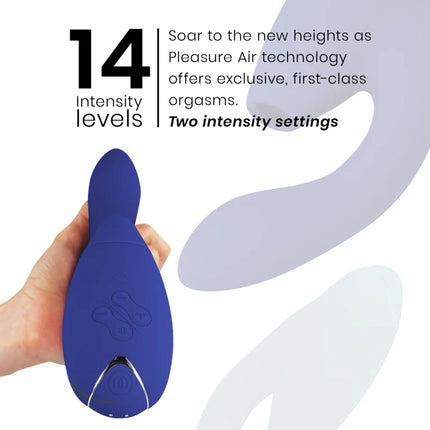 WOMANIZER - DUO 2 STIMULATOR BLAU - Druckwellen saugende Vibratoren