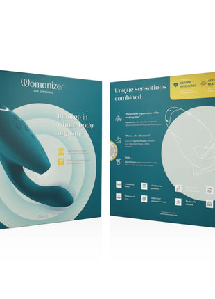 WOMANIZER - DUO 2 STIMULATOR BLAUES BENZIN - Druckwellen saugende Vibratoren