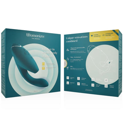 WOMANIZER - DUO 2 STIMULATOR BLAUES BENZIN - Druckwellen saugende Vibratoren