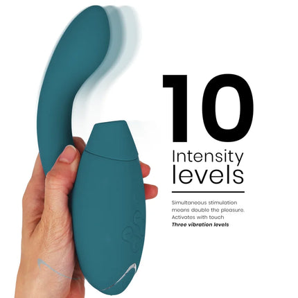 WOMANIZER - DUO 2 STIMULATOR BLAUES BENZIN - Druckwellen saugende Vibratoren