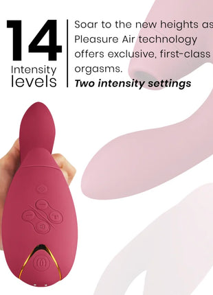 WOMANIZER - DUO 2 STIMULATOR BORDEAUX - Druckwellen saugende Vibratoren