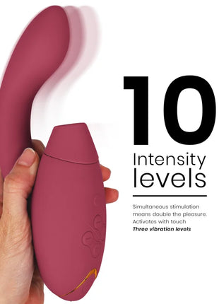 WOMANIZER - DUO 2 STIMULATOR BORDEAUX - Druckwellen saugende Vibratoren