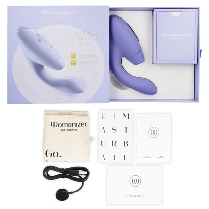 WOMANIZER - DUO 2 STIMULATOR FLIEDER - Druckwellen saugende Vibratoren