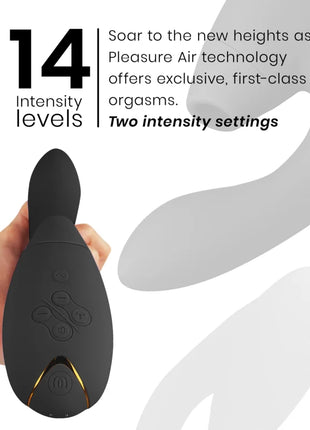 WOMANIZER - DUO 2 STIMULATOR SCHWARZ - Druckwellen saugende Vibratoren