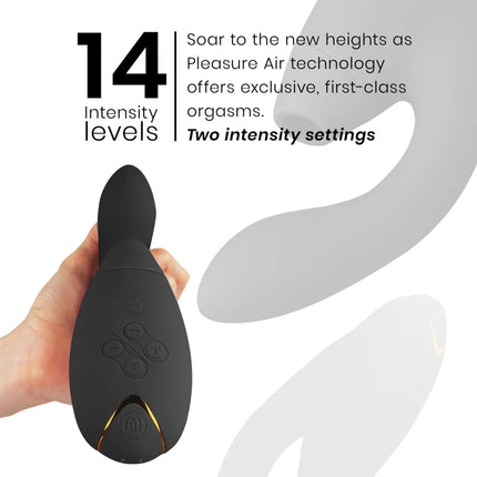 WOMANIZER - DUO 2 STIMULATOR SCHWARZ - Druckwellen saugende Vibratoren