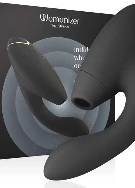 WOMANIZER - DUO 2 STIMULATOR SCHWARZ - Druckwellen saugende Vibratoren