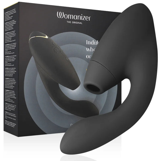 WOMANIZER - DUO 2 STIMULATOR SCHWARZ - Druckwellen saugende Vibratoren