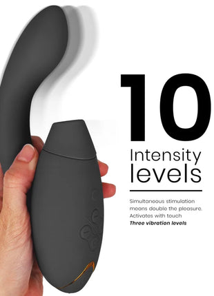 WOMANIZER - DUO 2 STIMULATOR SCHWARZ - Druckwellen saugende Vibratoren