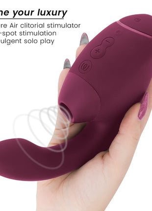 WOMANIZER - DUO NEXT DOPPELTER KLITORIS- & G-PUNKT-STIMULATOR DUNKLES ROSA