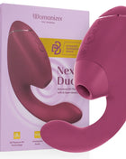WOMANIZER - DUO NEXT DOPPELTER KLITORIS- & G-PUNKT-STIMULATOR DUNKLES ROSA
