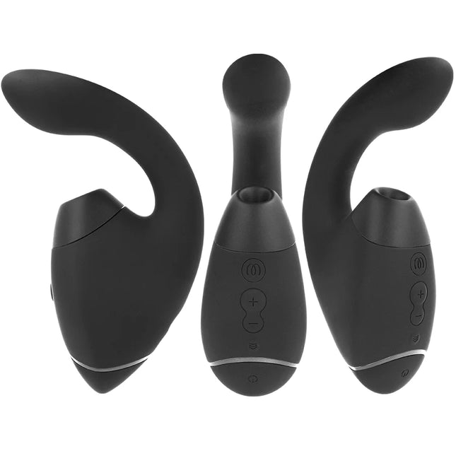 WOMANIZER - DUO NEXT DOPPELTER KLITORIS- & G-PUNKT-STIMULATOR SCHWARZ