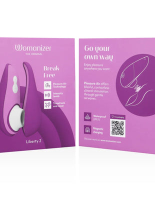 WOMANIZER - LIBERTY 2 KLITORIS-STIMULATOR & SAUGER HELLGRÜN - Klitorissauger mit Vibration