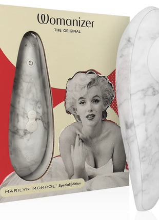 Weißer marmor womanizer marilyn monroe classic 2 klitoralstimulator mit original pleasure device design
