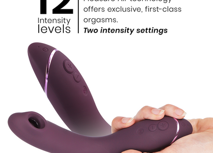 Womanizer og g-spot aubergine lila silikon pleasuregerät mit schlankem, geschwungenem design und metallakzent