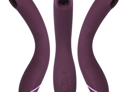 Womanizer og g spot aubergine lila silikon erwachsenenspielzeug mit gebogenem design und leuchtendem akzentband