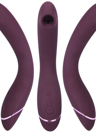 Womanizer og g spot aubergine lila silikon erwachsenenspielzeug mit gebogenem design und leuchtendem akzentband
